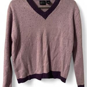 Soft pink and purple speckled Sweater